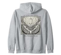 Todo lo Que ve el Anuncio de Cita Latina Astra per Aspera Sudadera con Capucha