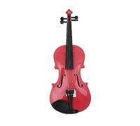 Todo Madera Pulida Violín Principiante Adulto Negro Blanco Rosa Violín Brillante Instrumento Musical (Color : Pink 4/1)
