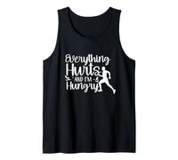Todo Me Duele Y Tengo Hambre Corredor Jogger Ejecutar Camiseta sin Mangas
