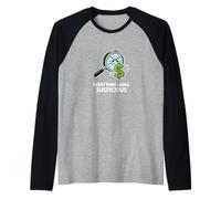 Todo Parece sospechoso Humor Contable Camiseta Manga Raglan