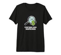 Todo Parece sospechoso Humor Contable Camiseta Premium
