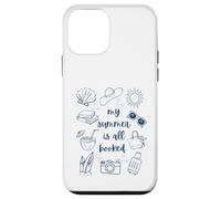 Todo reservado para lectura de verano Playa Bookish Book Girl Women Carcasa para iPhone 12 mini