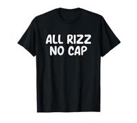 Todo RIZZ SIN Cap Funny Gen Z Alpha Slang Carisma Meme Camiseta