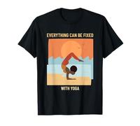 Todo se Puede Arreglar con Yoga Fitness Espiritual Salud Camiseta