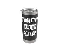 Todo se trata de dulces Vaso térmico de acero inoxidable de doble pared