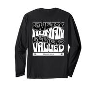 Todo ser Humano es valorado Salmo Cristiano 139:14 Manga Larga