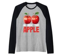 Todo sobre Esa Manzana Camiseta Manga Raglan