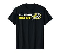Todo sobre Ese Ace Volleyball Server Player Diseño Gráfico Camiseta