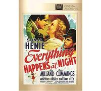 Todo Sucede En La Noche DVD (1939) Sonja Henie, Ray Milland, Robert Cummings
