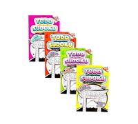 Todo Sudoku Pack De 4 Libros Español En Blanco Y Negro para Adultos Y Mayores También con Letras