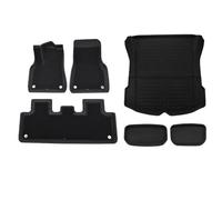 Todo Tipo Clima Antideslizante Alfombrillas De Coche Completas Para Tesla Para Model Y 2017-2024 Revestimiento De Carga De Doble Capa, Alfombrilla Protectora Para El Suelo Automóvil Alfombrillas(Negro
