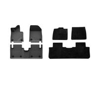 Todo Tipo Clima Antideslizante Alfombrillas para El Suelo del Coche para para Smart #3 2023 2024 Juego Completo De Los Pies del Coche Maletero Alfombrilla Respaldo Automóvil Alfombrillas(Negro B)