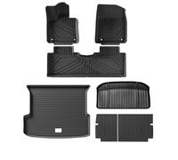 Todo Tipo De Clima Alfombrillas para Coche para XPENG G9 2022 2023 2024 2025 (Volante A La Izquierda) Protector De Maletero Y Respaldo Alfombrillas Lavables Coche(Conjunto 7)