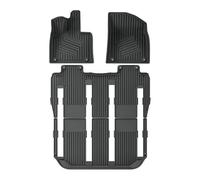 Todo Tipo De Clima Alfombrillas para Coche para ZEEKR 009 De 6/7 Plazas Tracción Trasera Modelos 2024 2025 2026 TPE LHD Alfombrilla para El Maletero Alfombrillas Lavables Coche(Conjunto 1)