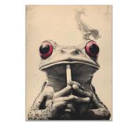 TODOAA Animales baño Del Safari Africano Laminas Decorativas Animal Blanco y Negro Salon Modernos NiñO, NiñA - Decoracion Para Cuarto Cuadros（rojo-30x40cm Sin marco