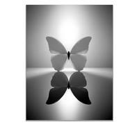TODOAA Cuadro Abstracto Modernos Lienzo Patrón moderno de animales hermosos blanco y negro cuadros -Salon baño Comedor dormitorio Decoración de pared-30x40cm Sin marco