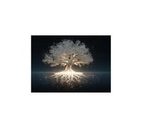 TODOAA Modernos Abstracto Decoracion Cuadros Arte minimalista de árboles Árbol de la Vida Lienzos Cuadros,Salón Pasillos Dormitorio Comedor Oficina Decorativos（Blanco 6-30x40cm Sin marco
