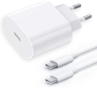 TODOBARATO 24HORAS Cargador Rápido 20W con Cable USB-C 1 m Compatible con OPPO Reno 12/12 Pro / 12F / A60 / A80 - Carga PD Tipo C