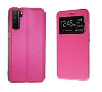 TODOBARATO 24HORAS Funda Compatible con Huawei P40 Lite 5G (6.5) Rosa Libro Ventana