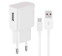 Todobarato24h Cargador 2 en 1 para Alcatel 1 / 1C / 1S 2019 / 1S 2020 / 3C / 3L / 5080X / 5V / 7 / A3 / A30 Fierce / A3 XL 6 / A30 Plus - Micro USB