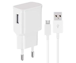 Todobarato24h Cargador 2 en 1 para Alcatel 1 / 1C / 1S 2019 / 1S 2020 / 3C / 3L / 5080X / 5V / 7 / A3 / A30 Fierce / A3 XL 6 / A30 Plus - Micro USB