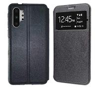 Todobarato24h Funda Compatible con Samsung Galaxy Note 10 Plus (6.8) Negra Libro Ventana