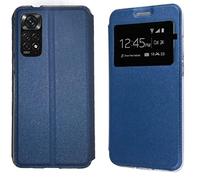 Todobarato24h Funda Compatible con Xiaomi Redmi Note 11-11S Azul Libro Ventana