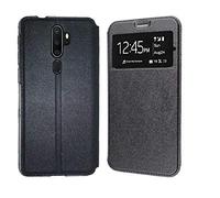 Todobarato24h Funda para OPPO A5 2020 - A9 2020 (6.5) Negra Libro Ventana