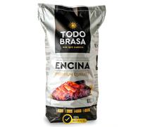 TODOBRASA Carbón Vegetal Barbacoa ENCINA Premium Ecológico · Saco 15 KG Doble Protección Caja Anti-Rotura · Carbón BBQ Calidad Profesional Nacional · Especial Parrilla Vasca & Horno Brasa Jospering