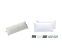 Todocama - Almohada viscoelástica, 70 cm núcleo Compacto. Doble Funda con Cremallera. Tejido Aloe & - Juego de 2 Fundas de Almohada, Microfibra Extra Suave, hipoalergénicas. Juego de 2-70x40