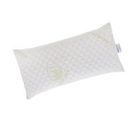 Todocama - Almohada viscoelástica Aloe Vera con Copos 100% viscoelásticos. Tejido Strech Aloe Vera. Termoregulable. Firmeza Media - Alta. Fabricado en España. (75 cm)