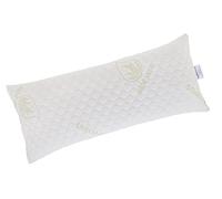 Todocama - Almohada viscoelástica Aloe Vera con Copos 100% viscoelásticos. Tejido Strech Aloe Vera. Termoregulable. Firmeza Media - Alta. Fabricado en España. (90 cm)