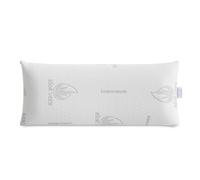 Todocama Almohada Viscoelástica Aloe Vera, Núcleo Compacto Viscoelástico para Cervicales y Cuello, Firmeza Media-Alta, Doble Funda con Cremallera (90 cm).