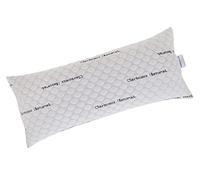 Todocama - Almohada viscoelástica Carbono con Copos 100% viscoelásticos. Tejido Strech de Carbono. Firmeza Media - Alta. (Todas Las Medidas Disponibles) (80 cm)
