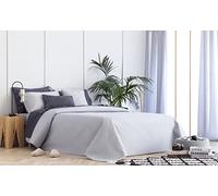 Todocama - Colcha boutí Fina con diseño de Rombos, para Primavera, Verano, otoño e Invierno. 100% Microfibra Extra Suave. Colcha Cubre Cama Multiusos. Cama 120/135-230x260cm Gris Claro