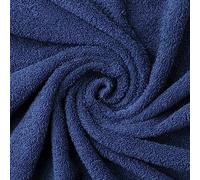 Todocama - Juego de 2 Toallas, 100% algodón de 550 gsm Extra Suaves, 5502, Altamente absorbentes y de Secado rápido. (Azul Marino, 100x150 cm)