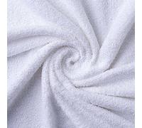 Todocama - Juego de 2 Toallas, 100% algodón de 550 gsm Extra Suaves, 5502, Altamente absorbentes y de Secado rápido. (Blanco, 100x150 cm)