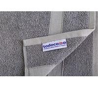 Todocama - Juego de 2 Toallas, 100% algodón de 550 gsm Extra Suaves, 5503, Altamente absorbentes y de Secado rápido. (Gris Claro, 100x150 cm)