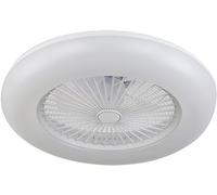 TODOLAMPARA.COM VENTILADOR DE TECHO SILENCIOSO CON LUZ LED IKARO DC BLANCO 2025 - Motor DC, mando distancia, intensidad regulable, 3 tonalidades, Verano/Invierno, aspas protegidas, 6v, bajo consumo
