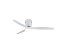 TODOLAMPARA.COM VENTILADOR TECHO 132CM SILENCIOSO ASPAS BLANCO LED APP MÓVIL 2026 - DC, regulable, 3 tonos, Verano/Invierno, 6v, bajo consumo, Fácil montajeje