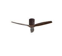 Abrila - ventilador de techo motor dc modelo aguilon marrón, 3 aspas