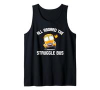 Todos a Bordo del autobús de Lucha Broma Divertida del autobús de Lucha Camiseta sin Mangas