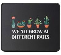 Todos Crecemos A Ritmos Diferentes, Profesor Alfombrilla De Escritorio Lavable Alfombrilla De Ratón Duradero Mouse Pad para Oficina Hogar Ordenador 25X30Cm