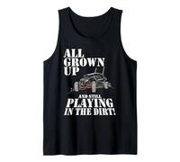 Todos crecidos Pero siguen Jugando en el Dirt UTV ATV Camiseta sin Mangas