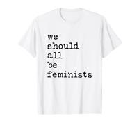 Todos deberíamos ser Feministas Feminista Retro Vintage Camiseta gráfica económica