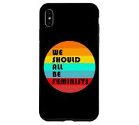 Todos deberíamos ser Feministas Feminista Retro Vintage Carcasa para iPhone XS MAX
