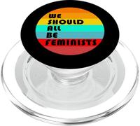 Todos deberíamos ser Feministas Feminista Retro Vintage PopSockets PopGrip para MagSafe