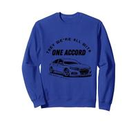 Todos Estaban con una inspiración de Coche Accord Sudadera, Unisex para Adultos, Azul Real, L