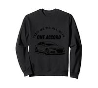 Todos Estaban con una inspiración de Coche Accord Sudadera, Unisex para Adultos, Negro, L