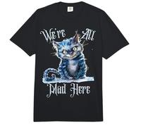 Todos Estamos Locos aquí, el Gato de Cheshire, Alicia en el país de Las Maravillas, Libro para niños Comfort Colors Adult Heavyweight T-Shirt